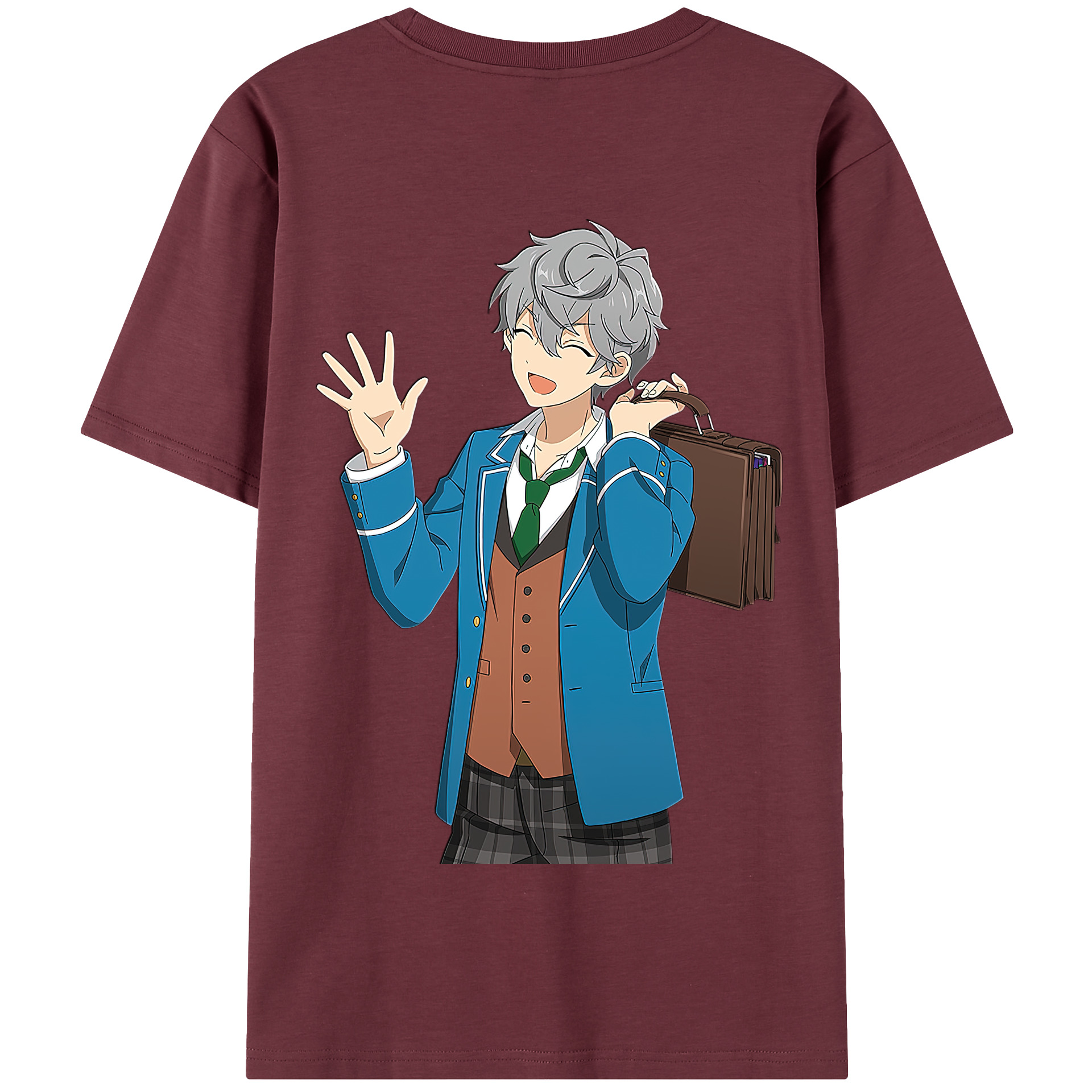 （画像用） あんさんぶるスターズ! Ensemble Stars 綿100％半袖Tシャツ（背面プリント）